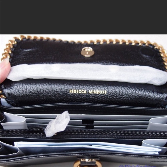 REBECCA MINKOFF Leather Edie Wallet on Chain - Picture 6 of 7